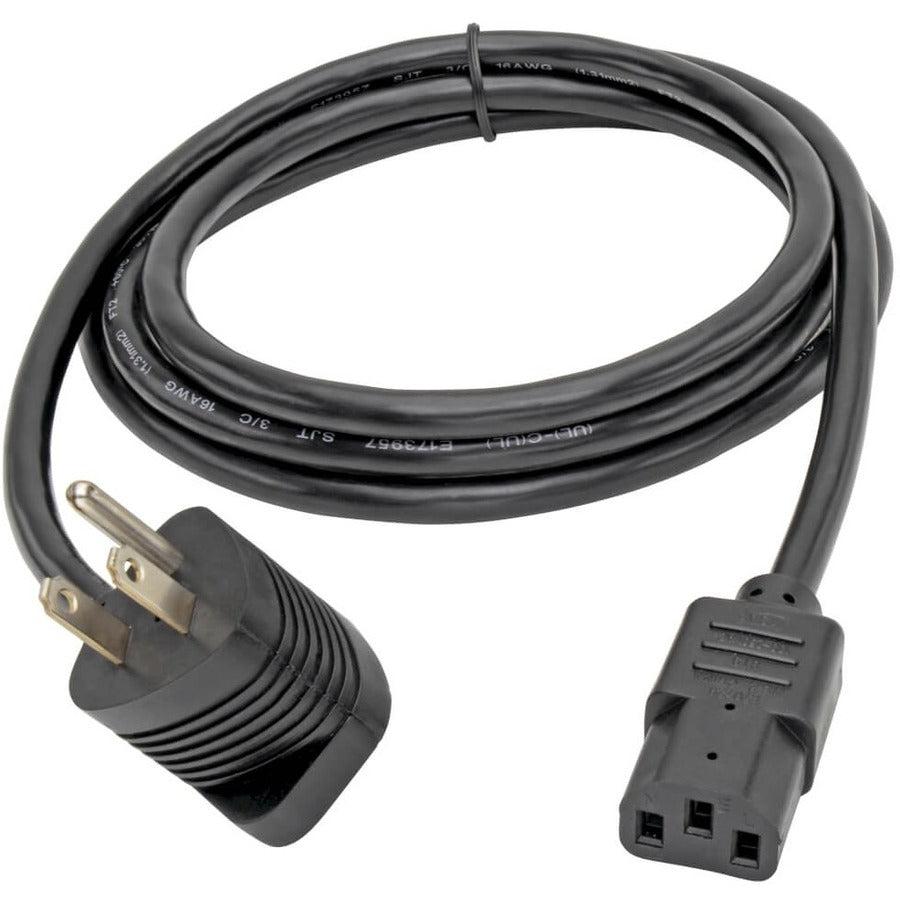 Tripp Lite Piggyback Power Extension Cord Lead Cable, 13A, 16Awg (Nema 5-15P/R To Iec-320-C13), 1.83 M (6-Ft.)