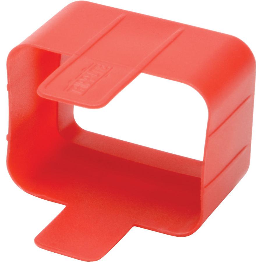 Tripp Lite Plc19Rd Plug-Lock Inserts (C20 Power Cord To C19 Outlet), Red, 100 Pack
