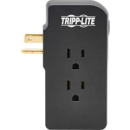 Tripp Lite Safe-It 3-Outlet Surge Protector - 2 Usb Ports, 5-15P Direct Plug-In, 1050 Joules, Antimicrobial Protection, Black