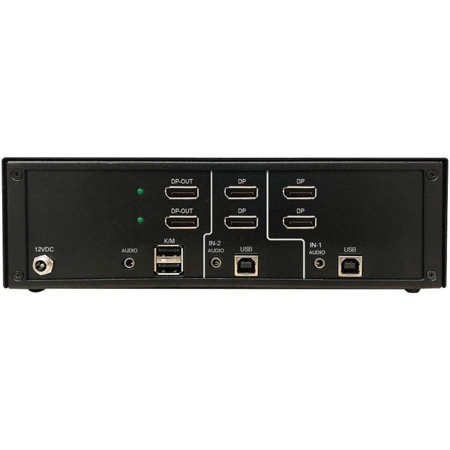 Tripp Lite Secure Kvm Switch, 2-Port, Dual Head, Displayport To Displayport, 4K, Niap Pp4.0, Audio, Taa