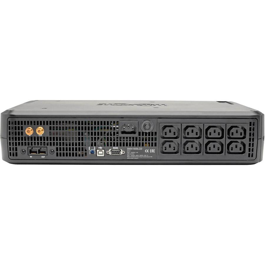 Tripp Lite Smx1500Lcd 1500Va 900W Line-Interactive Ups - 8 C13 Outlets, Avr, 230V, 50/60 Hz, Usb, Db9, Lcd, 2U Rack/Tower