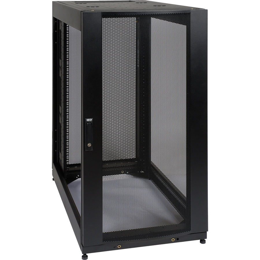 Tripp Lite Sr25Ubexp 25U Smartrack Standard-Depth Half-Height Rack Enclosure, Expansion Version, No Side Panels