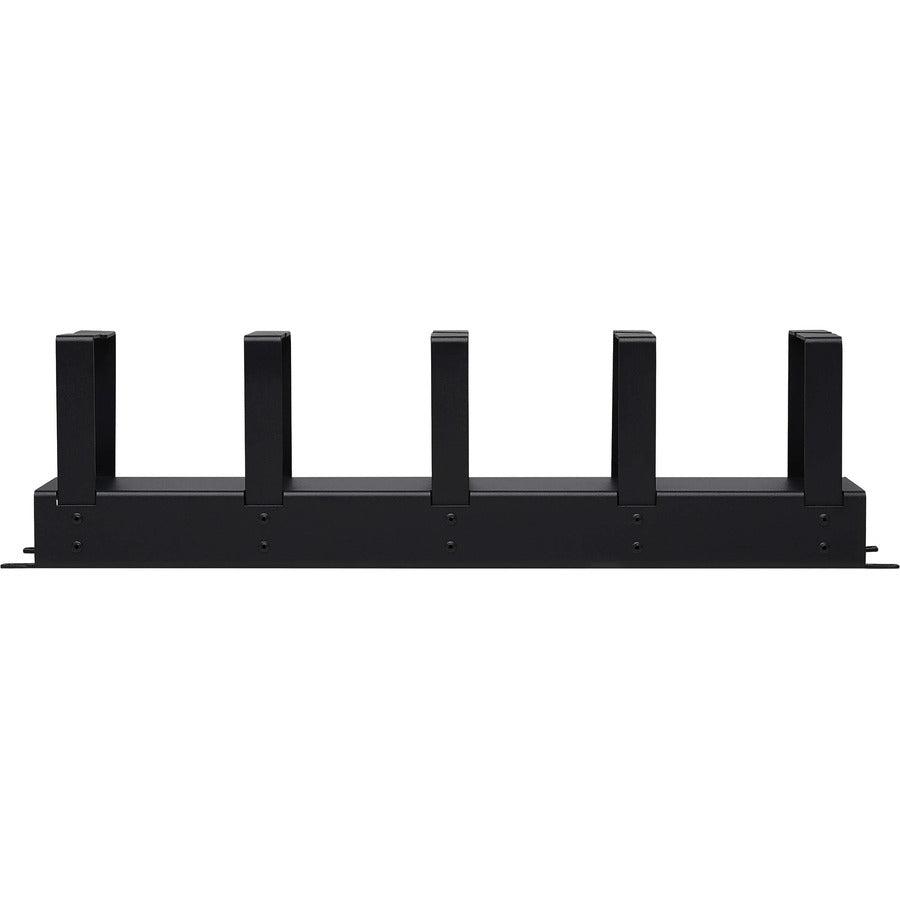 Tripp Lite Srcablering2Uhd Horizontal Cable Manager - Metal Rings, Black, 2U