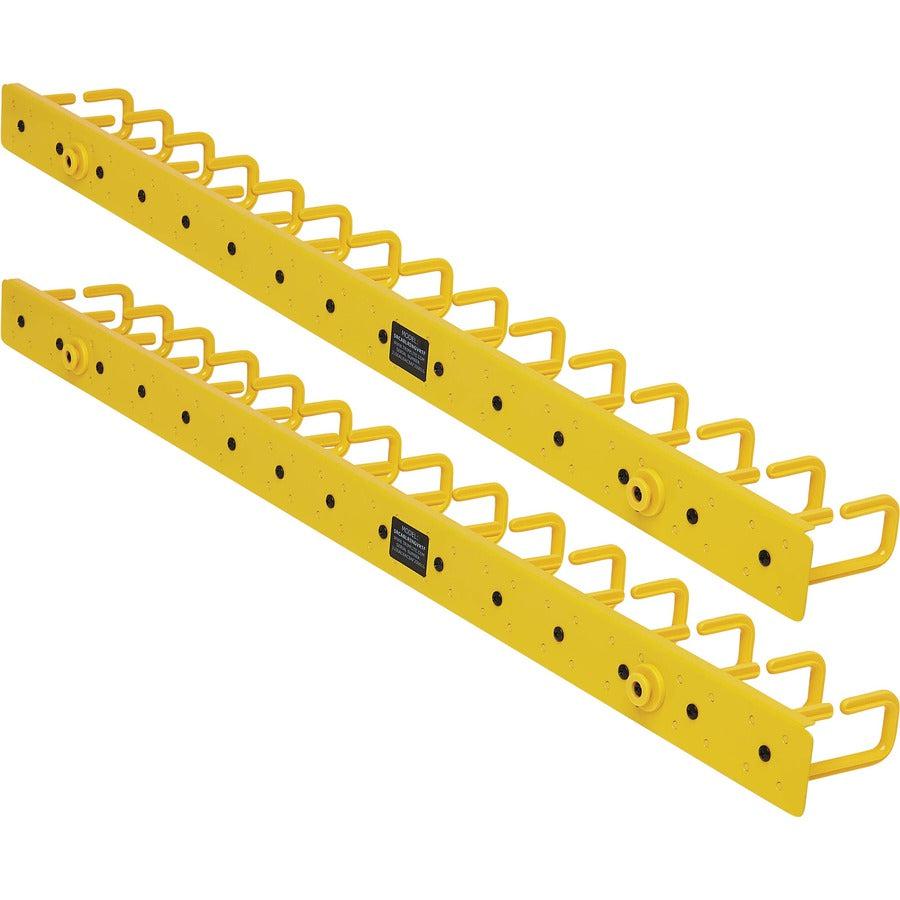 Tripp Lite Srcableringvrtf Vertical Cable Manager - Flexible Rings, Yellow, 6 Ft. (1.8 M)