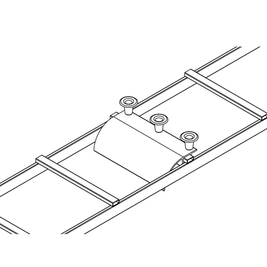 Tripp Lite Srlradius12 Cable Runway Radius Drop For 12 In. Straight & 90-Degree Ladder Sections - Hardware Included