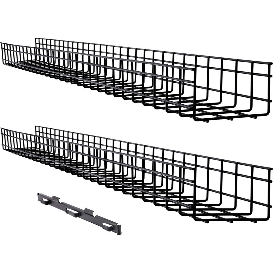 Tripp Lite Srwb6410X2Str Wire Mesh Cable Tray - 150 X 100 X 1500 Mm (6 In. X 4 In. X 5 Ft.), 2-Pack