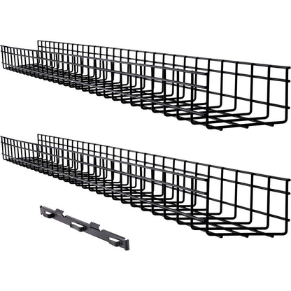 Tripp Lite Srwb6410X2Str Wire Mesh Cable Tray - 150 X 100 X 1500 Mm (6 In. X 4 In. X 5 Ft.), 2-Pack
