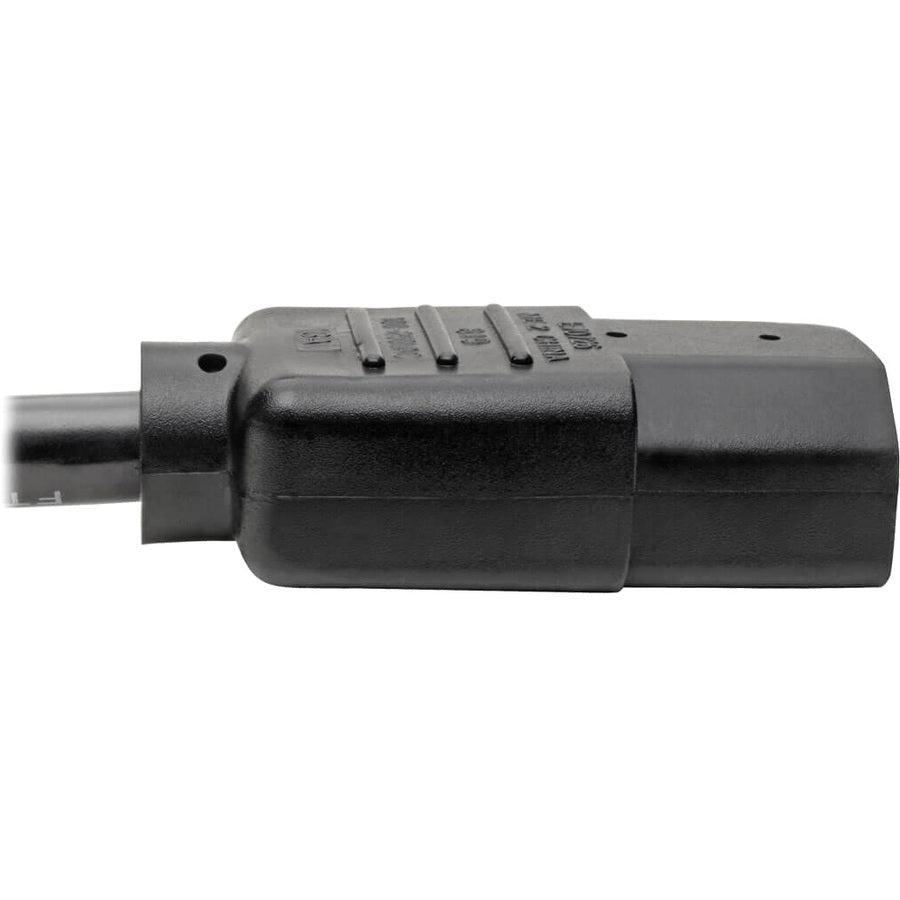 Tripp Lite Standard Computer Power Extension Cord, 13A, 16Awg (Iec-320-C14 To Iec-320-C13), 2-Ft.