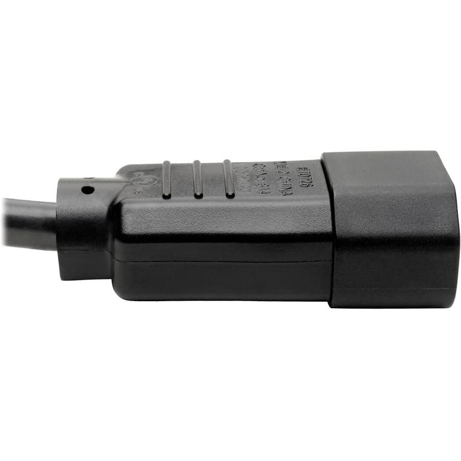 Tripp Lite Standard Computer Power Extension Cord, 13A, 16Awg (Iec-320-C14 To Iec-320-C13), 2-Ft.