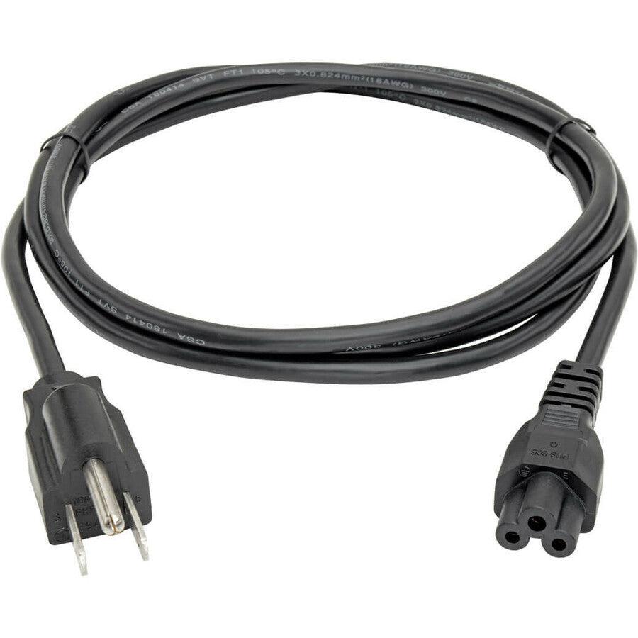 Tripp Lite Standard Laptop / Notebook Power Cord Lead Cable, 10A (Nema 5-15P To Iec-320-C5), 1.83 M (6-Ft.)