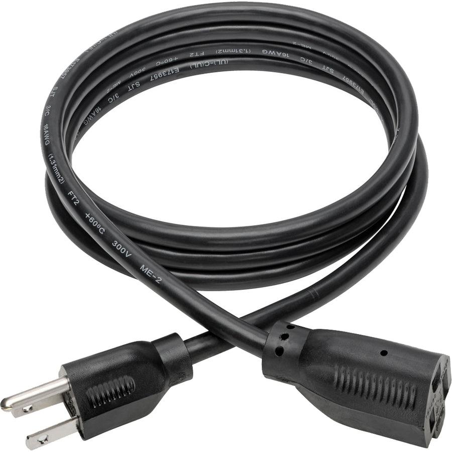 Tripp Lite Standard Power Extension Cord, 13A, 16Awg (Nema 5-15P To Nema 5-15R), 6-Ft.