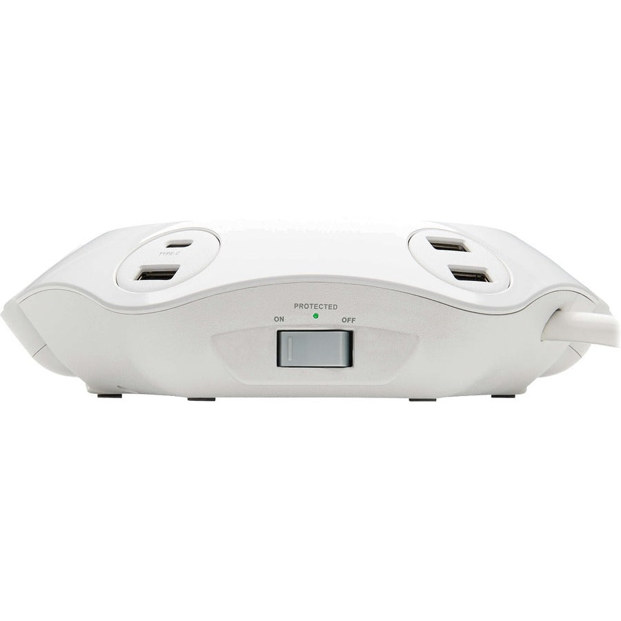 Tripp Lite Tlp410Ucufoam Surge Protector White 4 Ac Outlet(S) 120 V 3.05 M