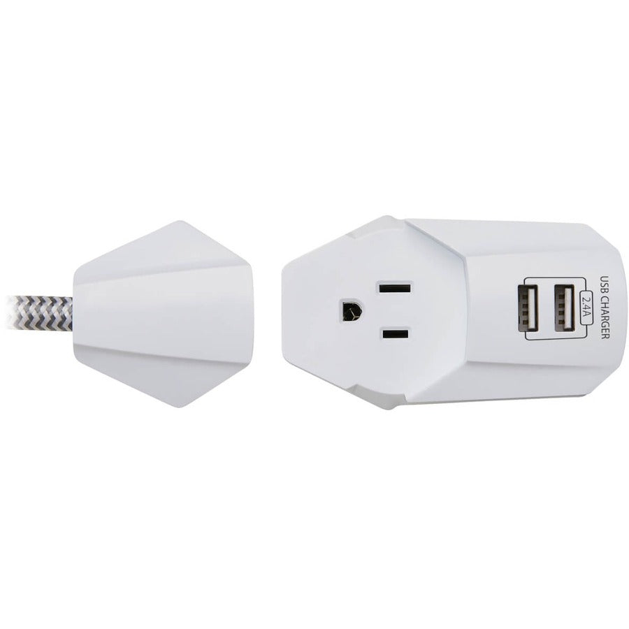 Tripp Lite Tlp616Usb Surge Protector White 7 Ac Outlet(S) 120 V 1.83 M