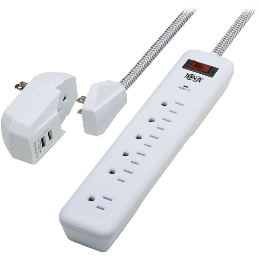 Tripp Lite Tlp616Usb Surge Protector White 7 Ac Outlet(S) 120 V 1.83 M