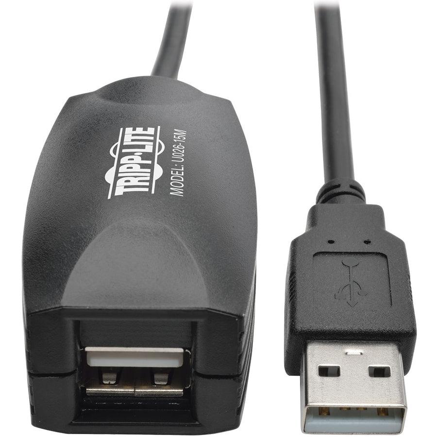 Tripp Lite U026-15M Usb 2.0 Active Extension Repeater Cable (Usb-A M/F), 15M (49.21 Ft.)