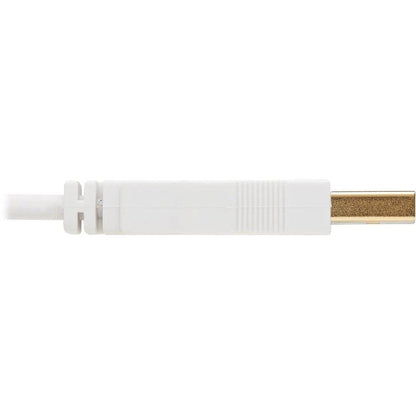 Tripp Lite U030Ab-003-Wh Safe-It Usb-A To Usb Mini-B Antibacterial Cable (M/M), Usb 2.0, White, 3-Ft. (0.91 M)