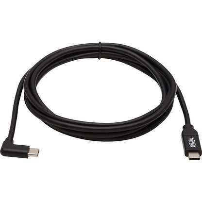 Tripp Lite U040-02M-C-5Ara Usb-C Cable (M/M) - Usb 2.0, Thunderbolt 3, 100W Pd Charging, Right-Angle Plug, Black, 2 M (6.6 Ft.)