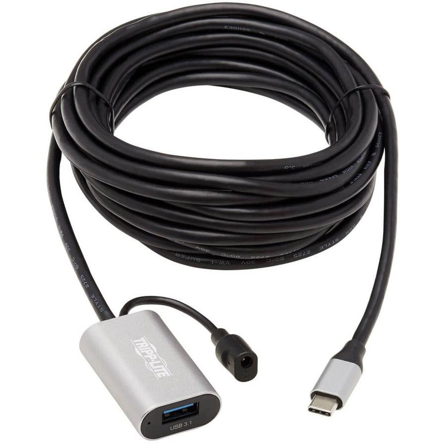 Tripp Lite U330-05M-C2A Usb-C Active Extension Cable - Usb-C To Usb-A (M/F), Usb 3.1 Gen 1, Data Only, 5 M (16.4 Ft.)