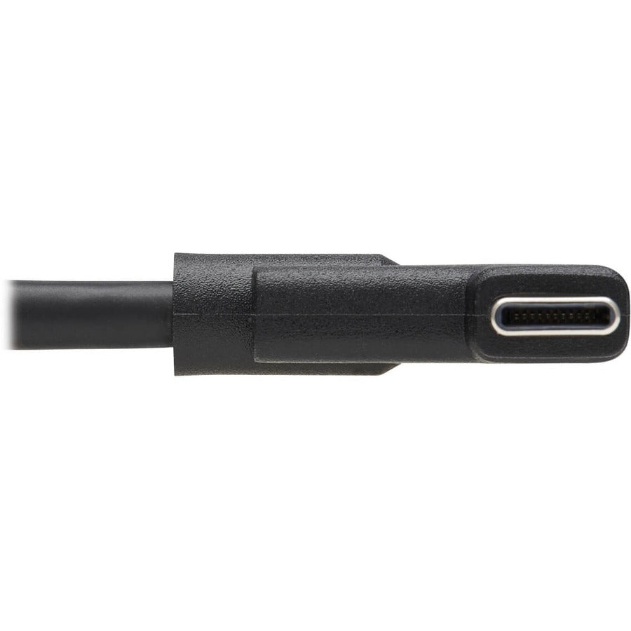 Tripp Lite U420-01M-Ra Usb-C Cable (M/M) - Usb 3.2 Gen 1, Thunderbolt 3, 60W Pd Charging, Right-Angle Plug, Black, 1 M (3.3 Ft.)