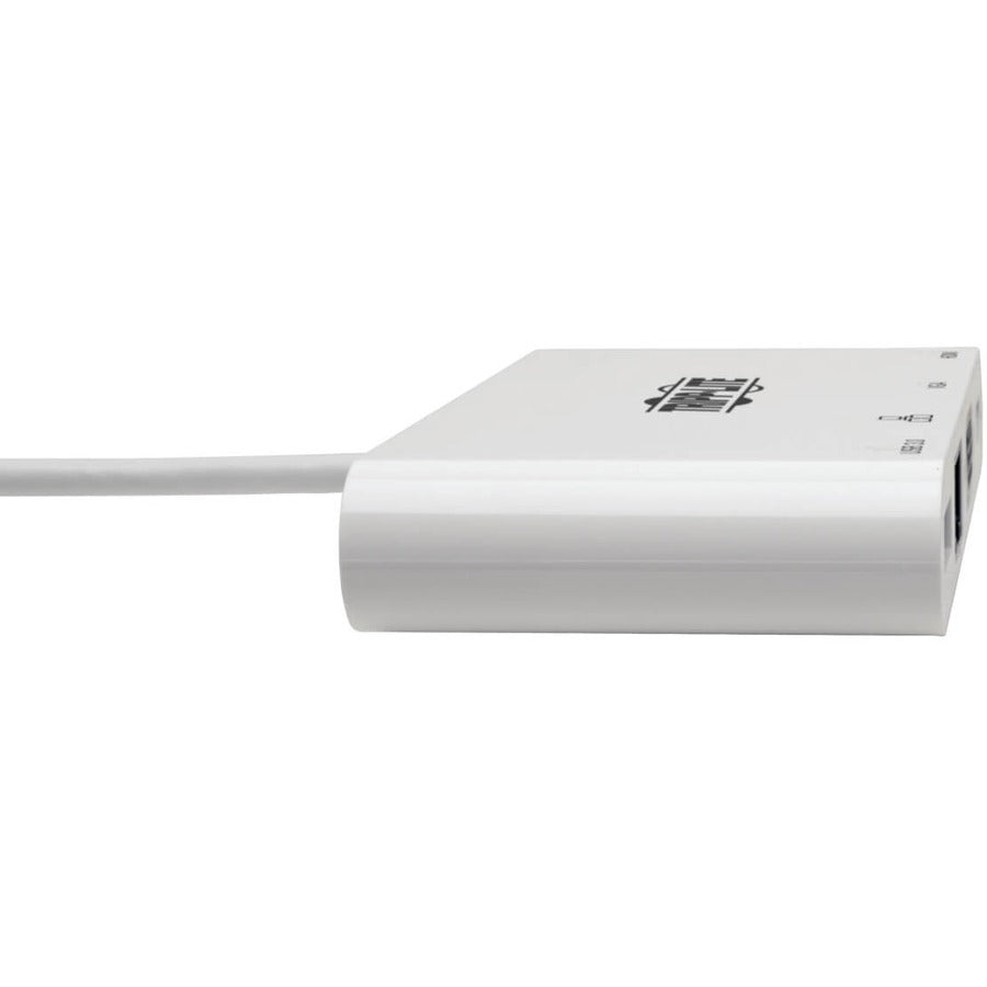 Tripp Lite U444-06N-Hv4Gu Usb-C Multiport Adapter - 4K Hdmi, Vga, Usb-A, Gbe, Hdcp, White