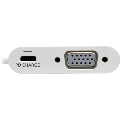 Tripp Lite U444-06N-V-C Usb-C To Vga Adapter With Pd Charging, White