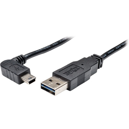 Tripp Lite Ur030-006-Rab Universal Reversible Usb 2.0 Cable (Reversible A To Right-Angle 5Pin Mini B M/M), 6 Ft. (1.83 M)