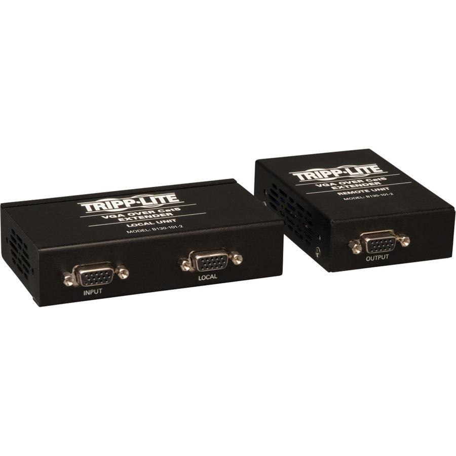 Tripp Lite Vga Over Cat5/Cat6 Extender Kit, Box-Style Transmitter & Receiver With Edid, 1920X1440 At 60Hz, Up To 305 M