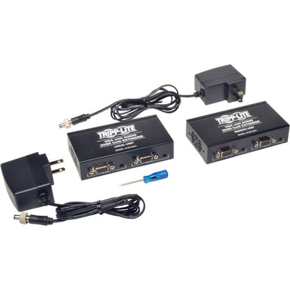 Tripp Lite Vga Video + Audio Over Cat5 Cat6 Video Extender 2 Local 2 Remote Edid