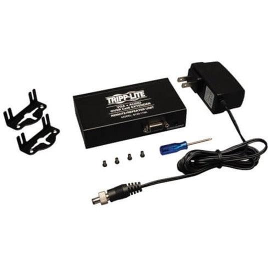 Tripp Lite Vga With Audio Over Cat5 / Cat6 Extender, Box-Style Repeater, 1920 X 1440 At 60Hz, Up To 305 M (1,000-Ft.)