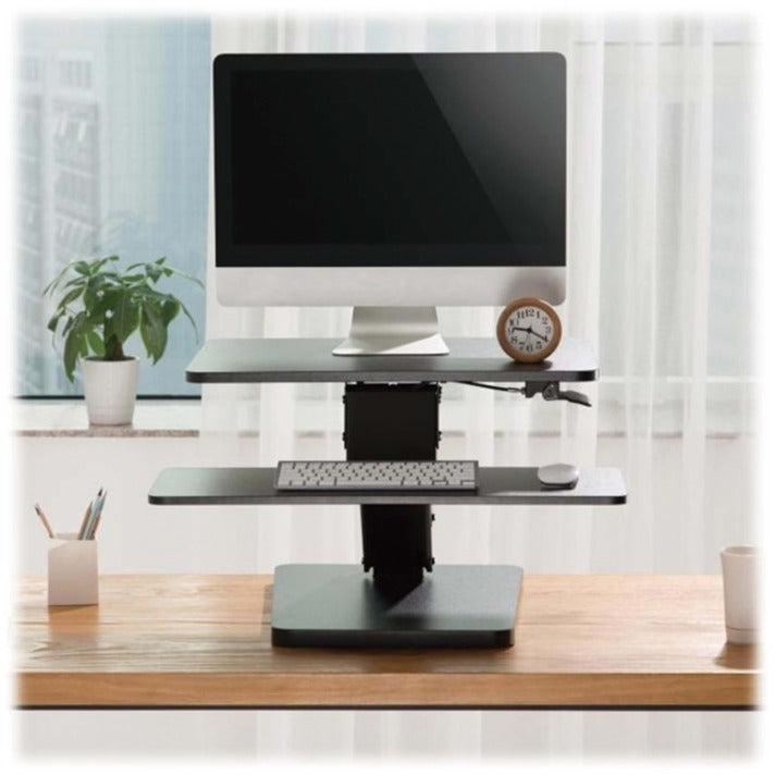 Tripp Lite Wwssdtam Safe-It Adjustable-Height Sit-Stand Desktop Workstation, Antimicrobial Protection