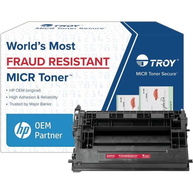 Troy M607/M608/M609 Micr Toner Secure Cartridge Yield Approximately 11,000 Pages