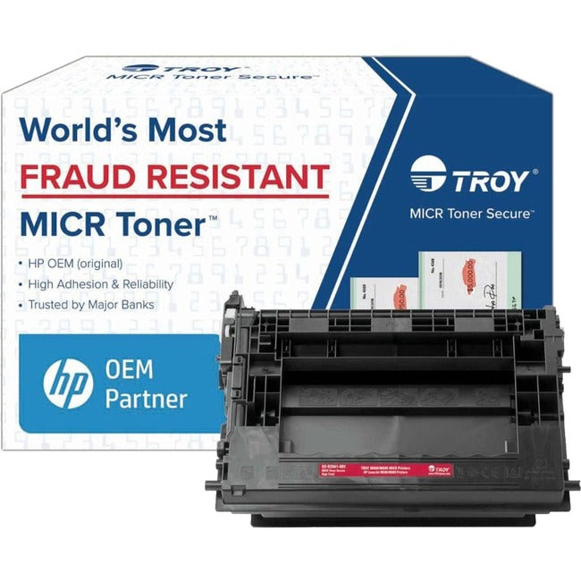 Troy Toner Secure Original Micr High Yield Laser Toner Cartridge - Alternative For Troy, Hp - Black - 1 Pack