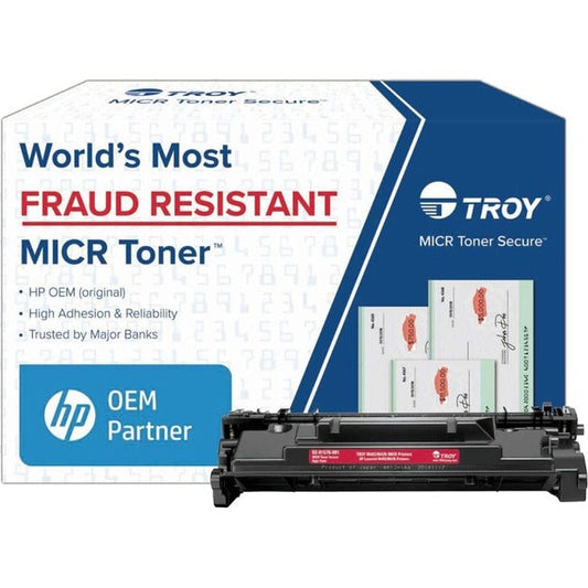 Troy Toner Secure Original Micr High Yield Laser Toner Cartridge - Alternative For Troy, Hp Cf226X - Black - 1 Pack