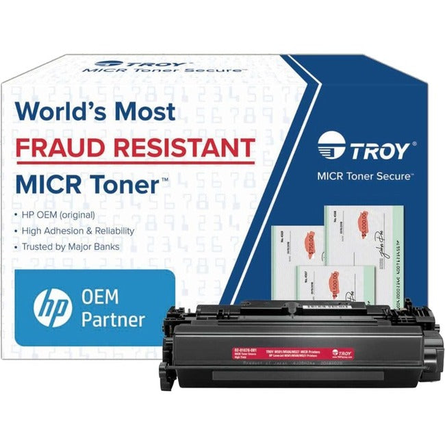 Troy Toner Secure Original Micr High Yield Laser Toner Cartridge - Alternative For Troy, Hp Cf287X - Black - 1 Pack