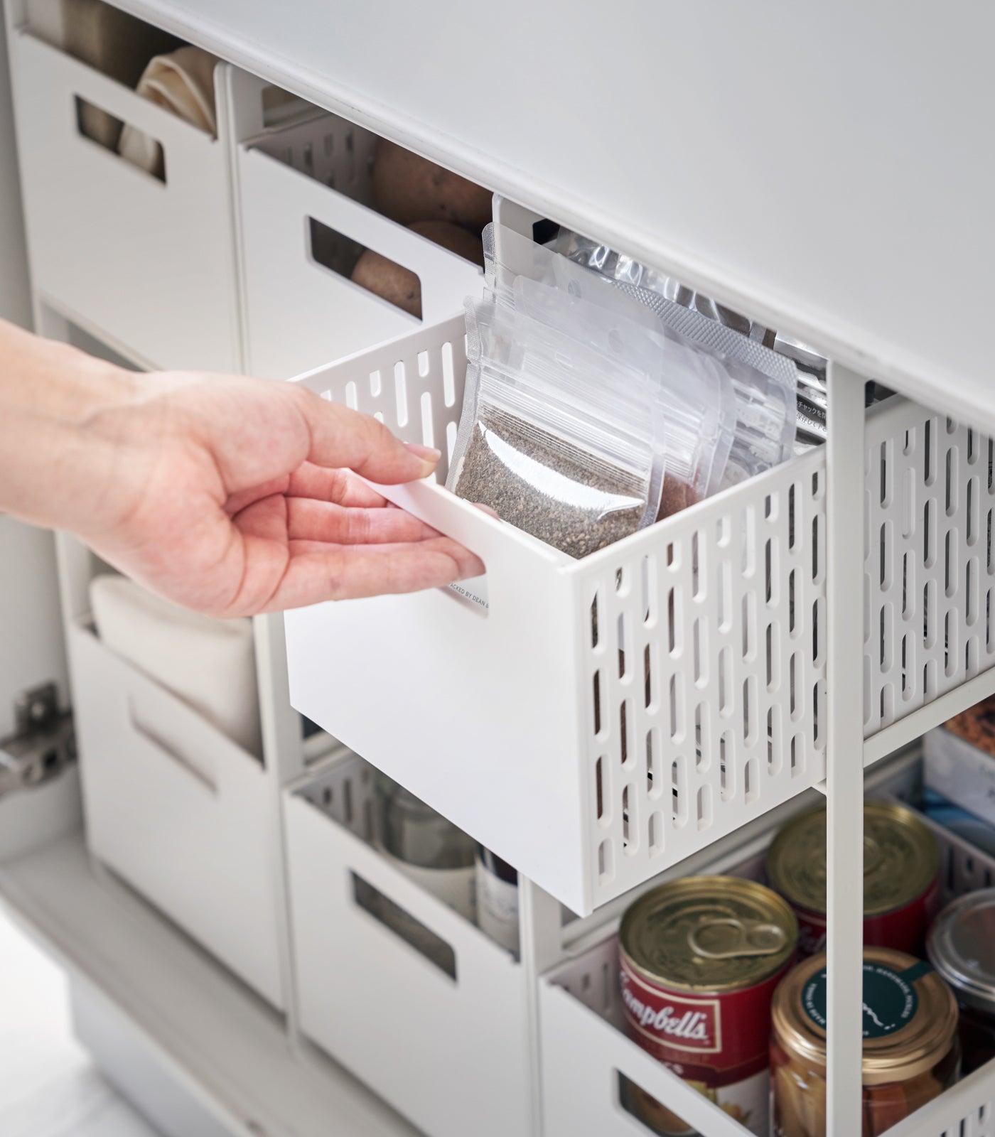 Two-Tier Cabinet Storage Basket