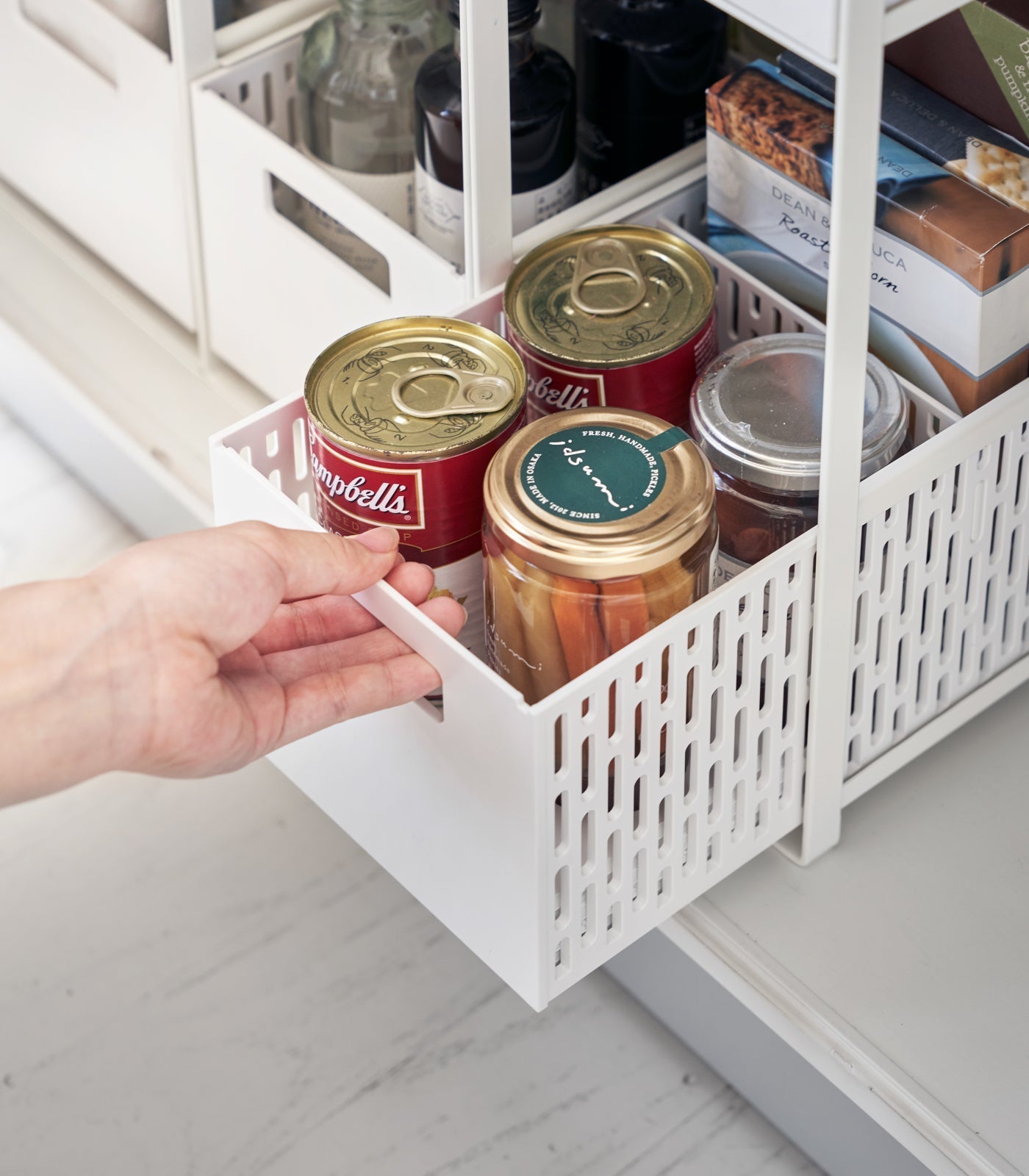 Two-Tier Cabinet Storage Basket