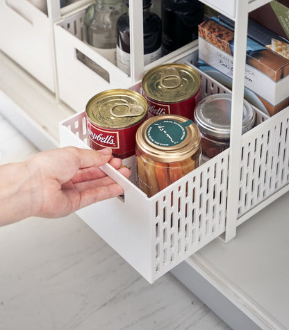 Two-Tier Cabinet Storage Basket