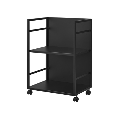 Two-Tier Hideaway Storage Cart (24" H) - Steel