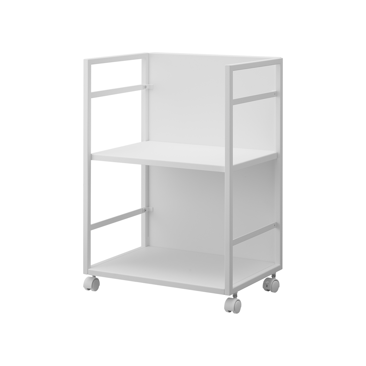 Two-Tier Hideaway Storage Cart (24" H) - Steel