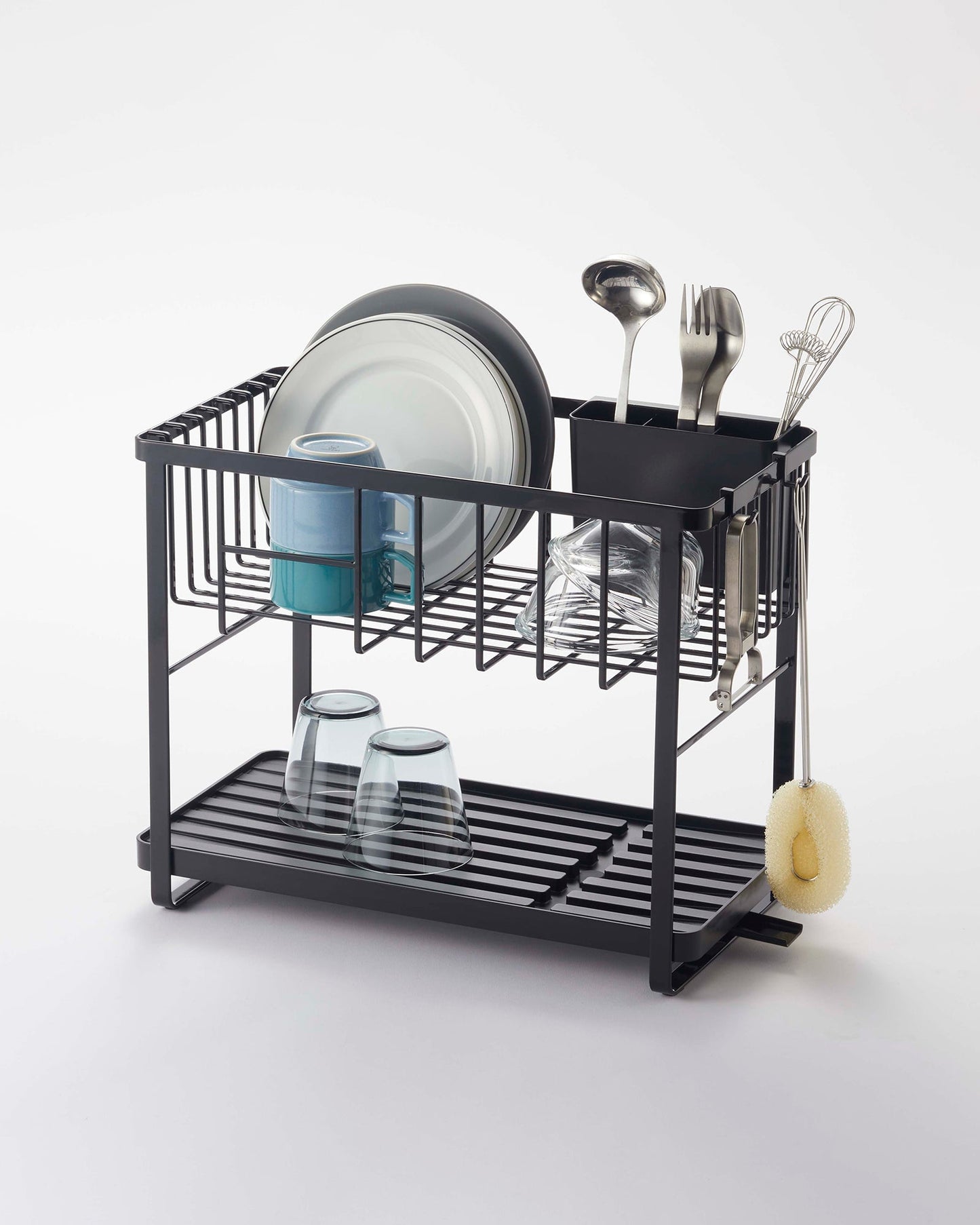 Two-Tier Wire Dish Rack - Steel