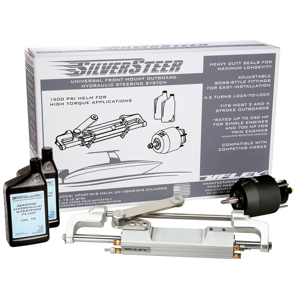 Uflex SilverSteer&trade; Outboard Hydraulic Tilt Steering System - UC130 V2