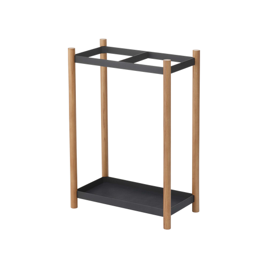 Umbrella Stand - Steel + Wood