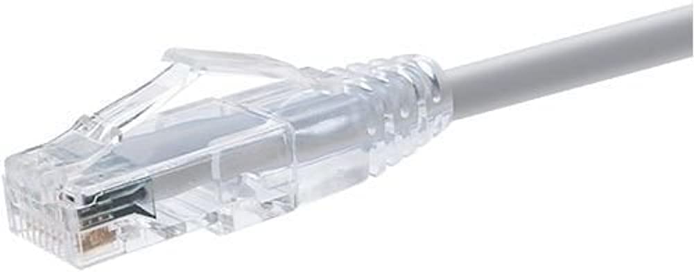 Unirise 20 Foot Cat6 Snagless Clearfit Patch Cable Gray - High Density Cat6 Ultr