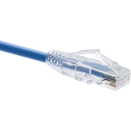 Unirise 9 Foot Cat6 Snagless Clearfit Patch Cable Blue - High Density Cat6 Ultra