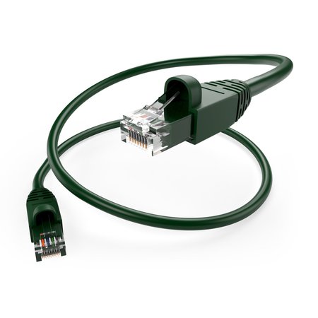 Unirise Cat.6A Patch Network Cable Pc6A-100F-Grn-S