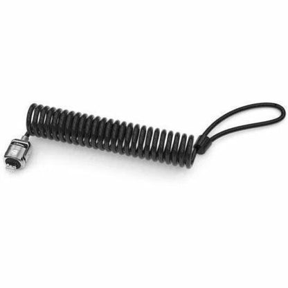 Universal Coiled Security Cable Lock T-bar with peripheral Security Trap