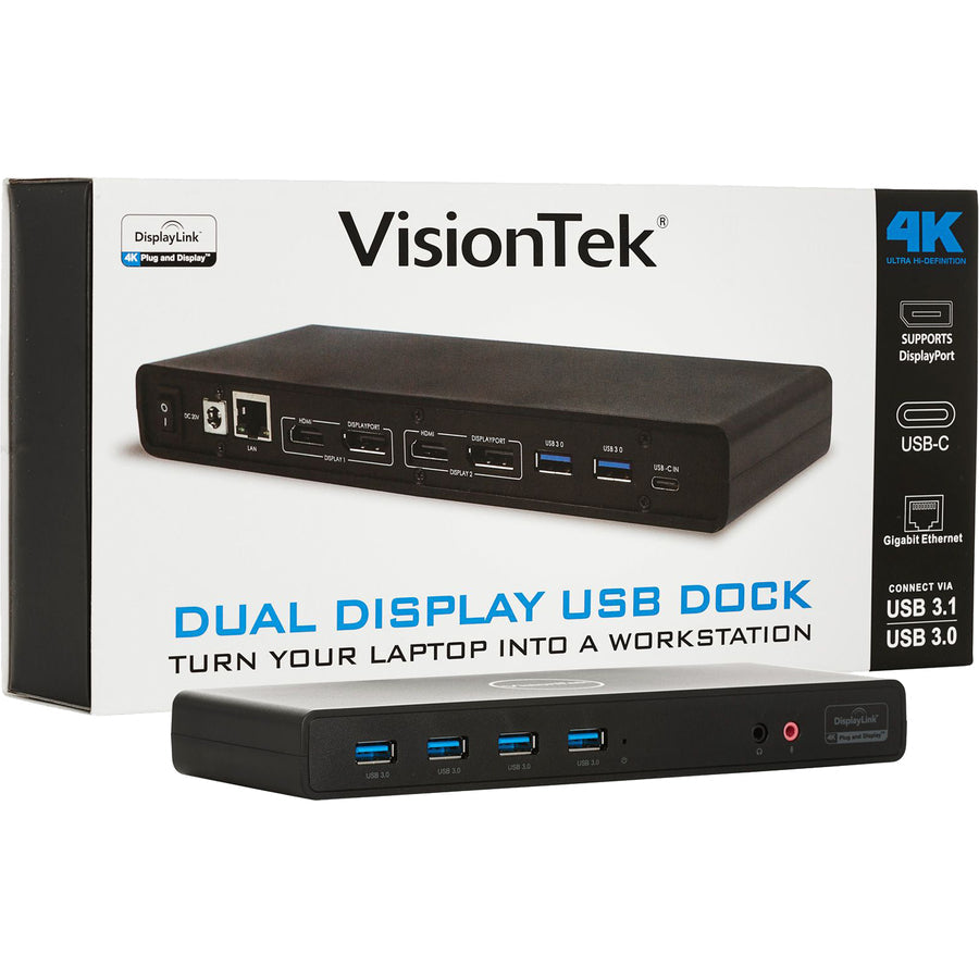 Universal Dual 4K Usb Dock,