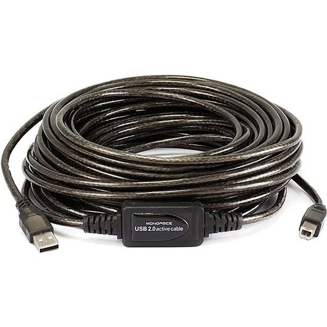 Usb 2.0 A M To B M Active Cable 49Ft