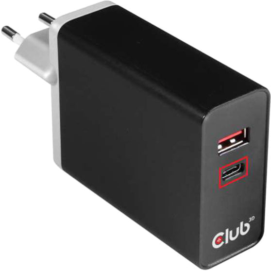 Usb C Power Charger 60 Watt,1X Usb C Port 45 Watt Usb A 12Watt