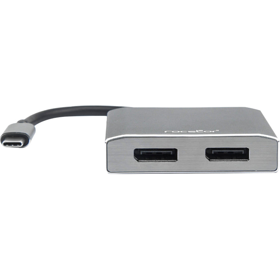 Usb-C To Dual Displayport 4K60H,Multi-Monitor Adapter Aluminum